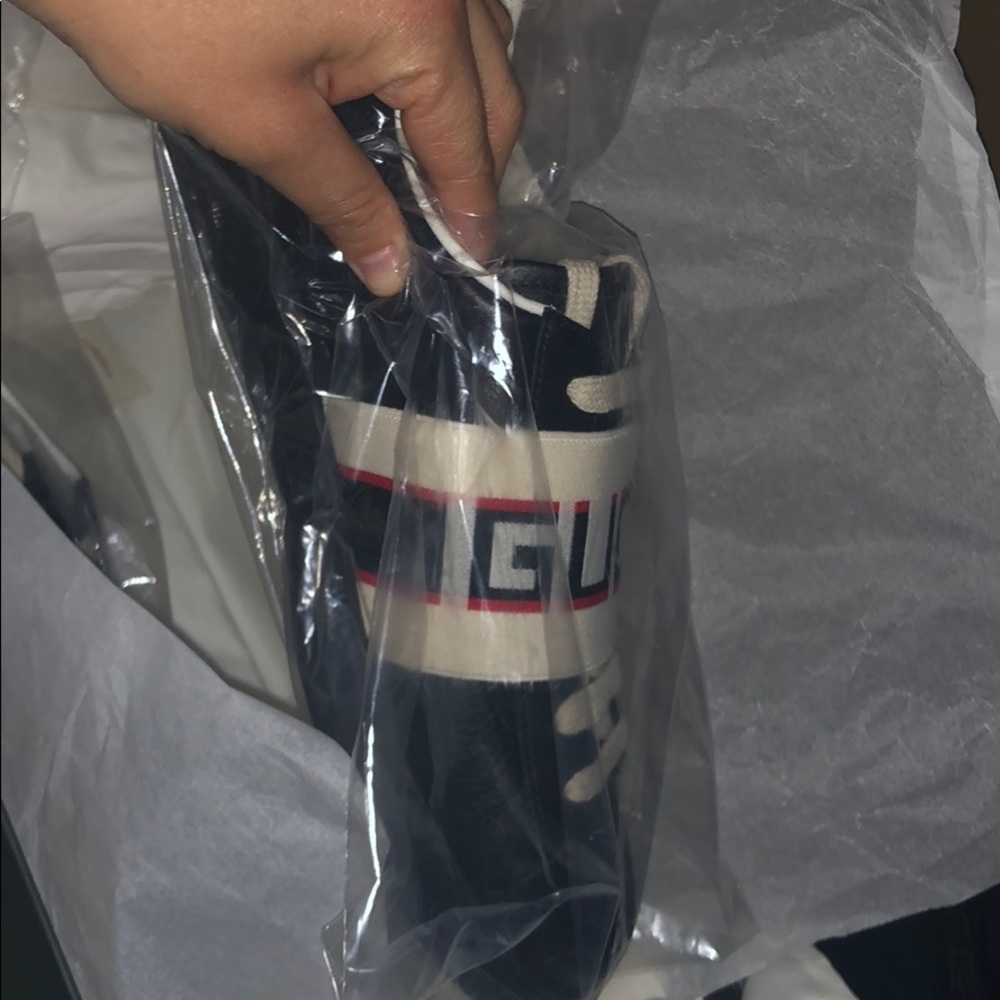 Black ace gucci sneakers